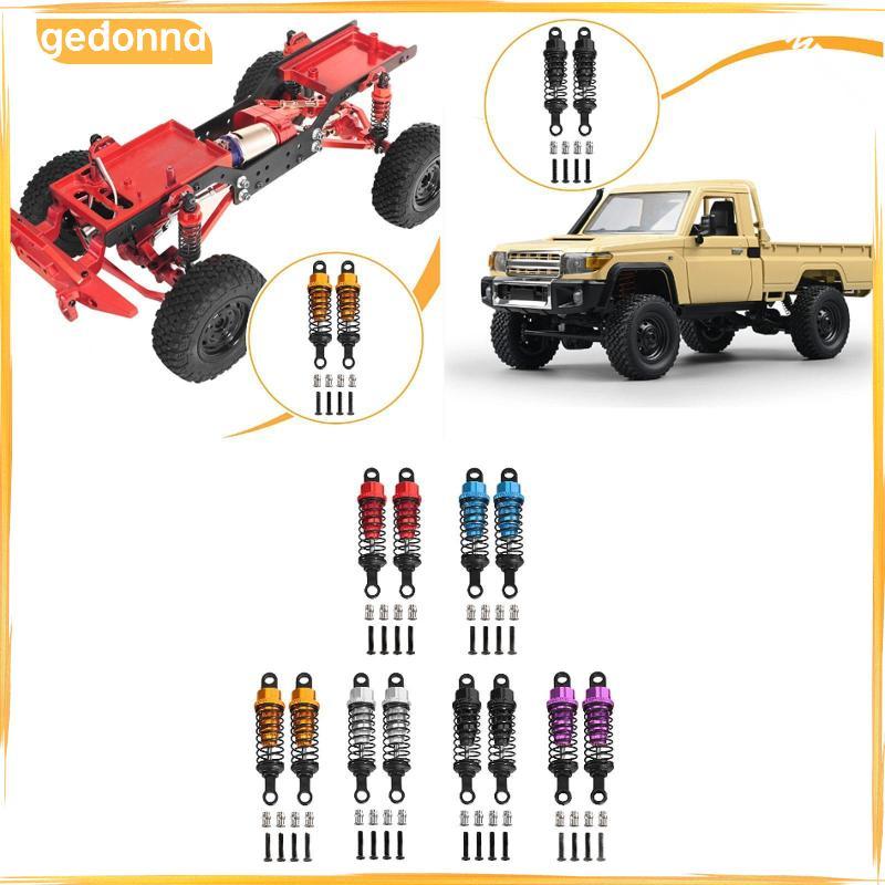 [gedonna] 2 ชิ้น RC รถโช้คอัพ Dampers ชุดสําหรับรีโมทคอนโทรลรถทนทานอัพเกรด 1/12 1/16 RC Shocks สําหร