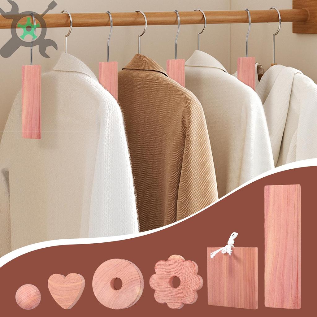 67 ชิ้นไม้ซีดาร์ Plank Bundle เสื้อผ้า Cedar Block สําหรับตู้ตู้ตู้ชั้นวาง SHOPCYC4363
