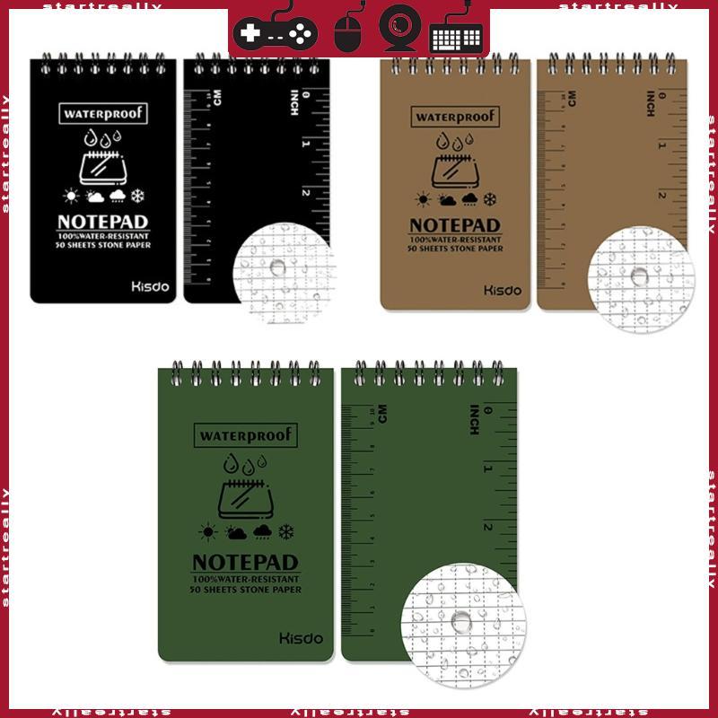 ST Notepad Rain Pocket Notebook All-Weather Memos Blank Paper Notepad Notebook