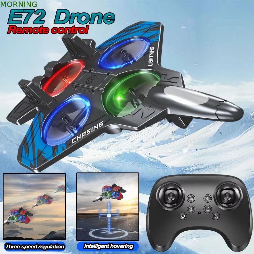 MORNING รีโมทคอนโทรลโฟม Fighter, EPP โฟม Gravity Sensing สี่มอเตอร์เฮลิคอปเตอร์ของเล่น, Mini รุ่น 2.4G Stunt ชาร์จทนทาน RC Hobby Jet Plane ชายเด็กทารก