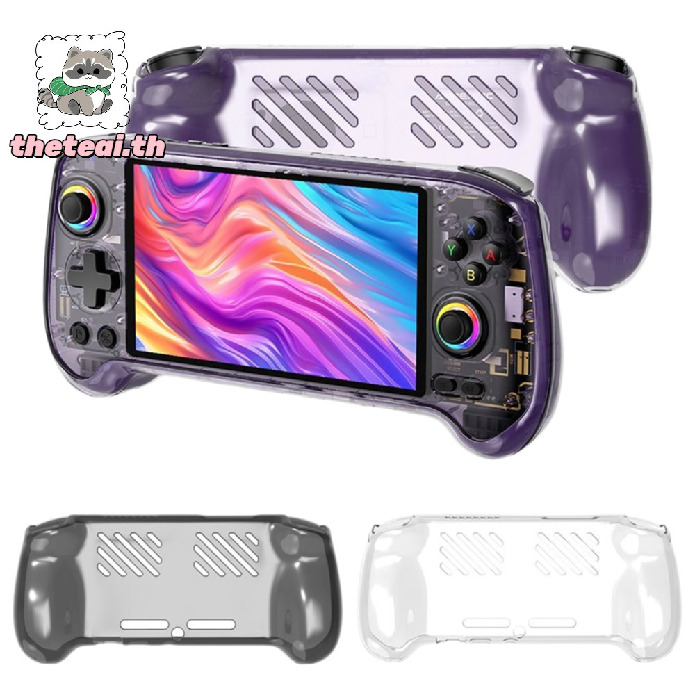 ฝาครอบป้องกัน THETEAI,คอนโซลเกมมือถือโปร่งใสนุ่ม,TPU Anti-scratch กันกระแทกโฮสต์เชลล์สําหรับ Anberni