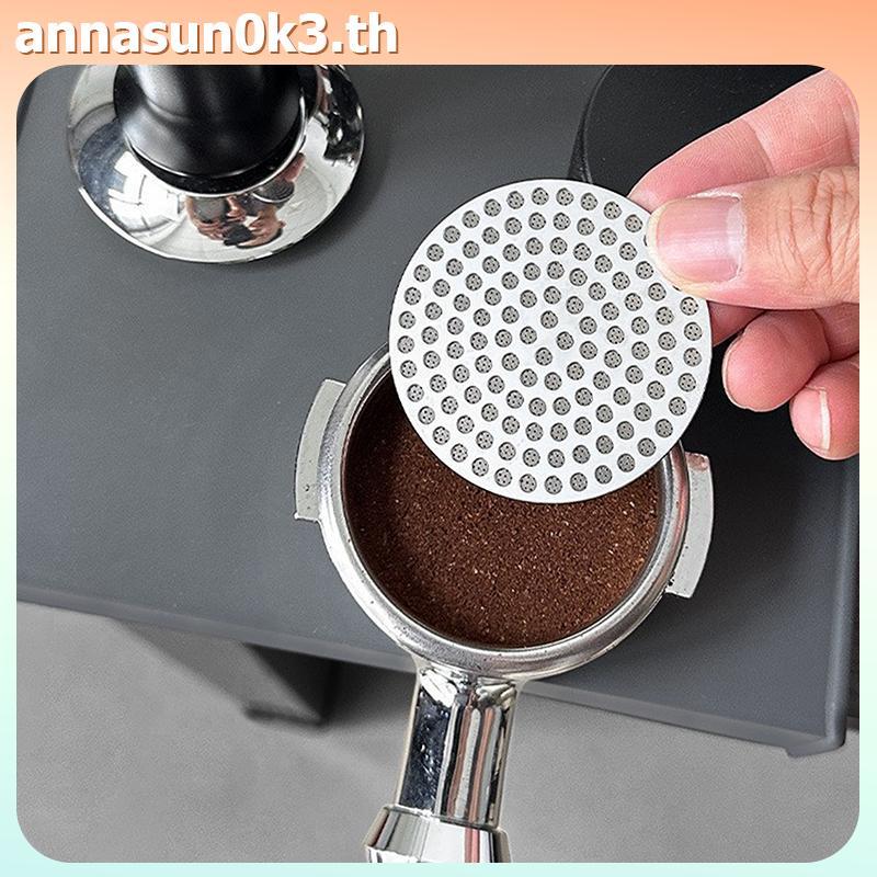 AN 51/53/58 มม.กาแฟห้องครัวหน้าจอ Pu สแตนเลส Double Layer Fine กรองหน้าจอสําหรับ Portafter Espresso อุปกรณ์เสริม TH