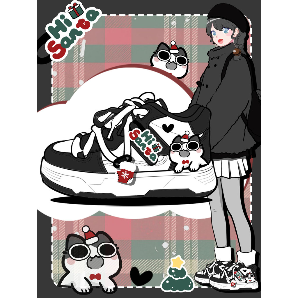Amy และ Mai Original Design Niche รองเท้าผ้าใบคุณภาพสูงหญิงน่ารักสาวกีฬารองเท้าลําลองรองเท้านักเรียน