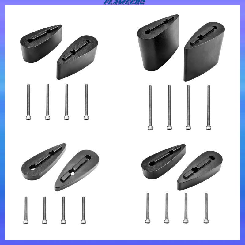 [Flameer2] Triathlon Bike Handlebar Height Spacer Set Adjustable Wedge สําหรับ Aero Bars และ TT Bicy