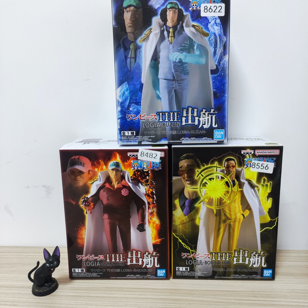 [คลังสินค้าพร้อม] Bandai One Piece THE Sailing Three Generals Aokiji Akainu Kizaru Jing Figure