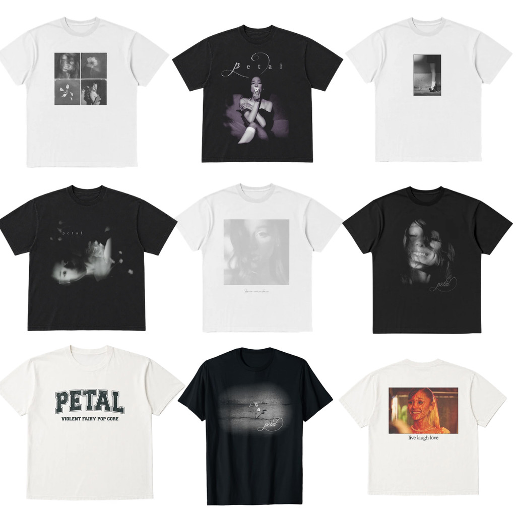 Preorder🔥 เสื้อยืด Ariana Grande - Petal Official T-Shirt