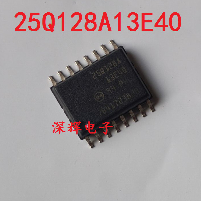 25Q128A13E40 N25Q128A13ESF40F 25Q128A ชิปกระพริบแบบอนุกรม SOP-16