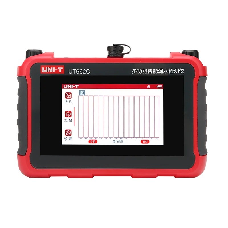 หน่วย TSOD UT662C เครื่องตรวจจับการรั่วไหลของอัจฉริยะอเนกประสงค์ ตําแหน่งอย่างรวดเร็วของจุดรั่ว