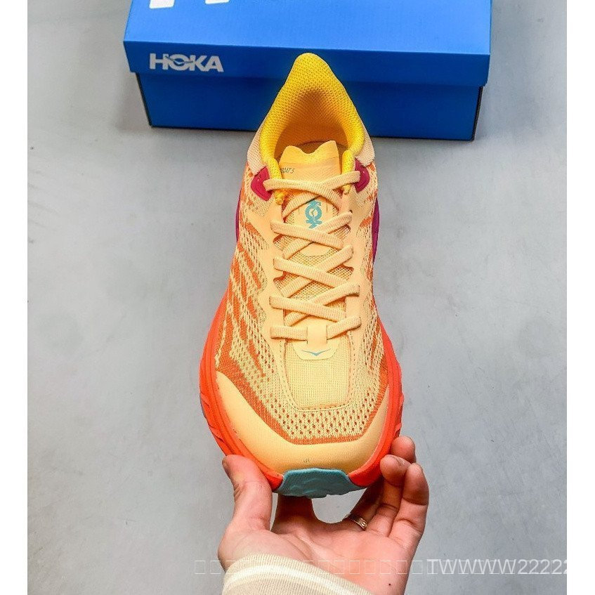 XANZ Hoka speedgoat 5 รองเท้าวิ่งเทรลชายและหญิงรองเท้ากีฬาดูดซับแรงกระแทกตาข่ายระบายอากาศมีขนาด 36-4
