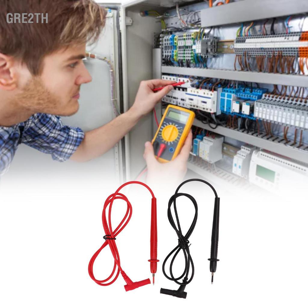 Gre2th 5 ชุด J.30029 Universal Test Lead 2 มม.10A Multimeter Probe สำหรับเครื่องมืออุตสาหกรรม