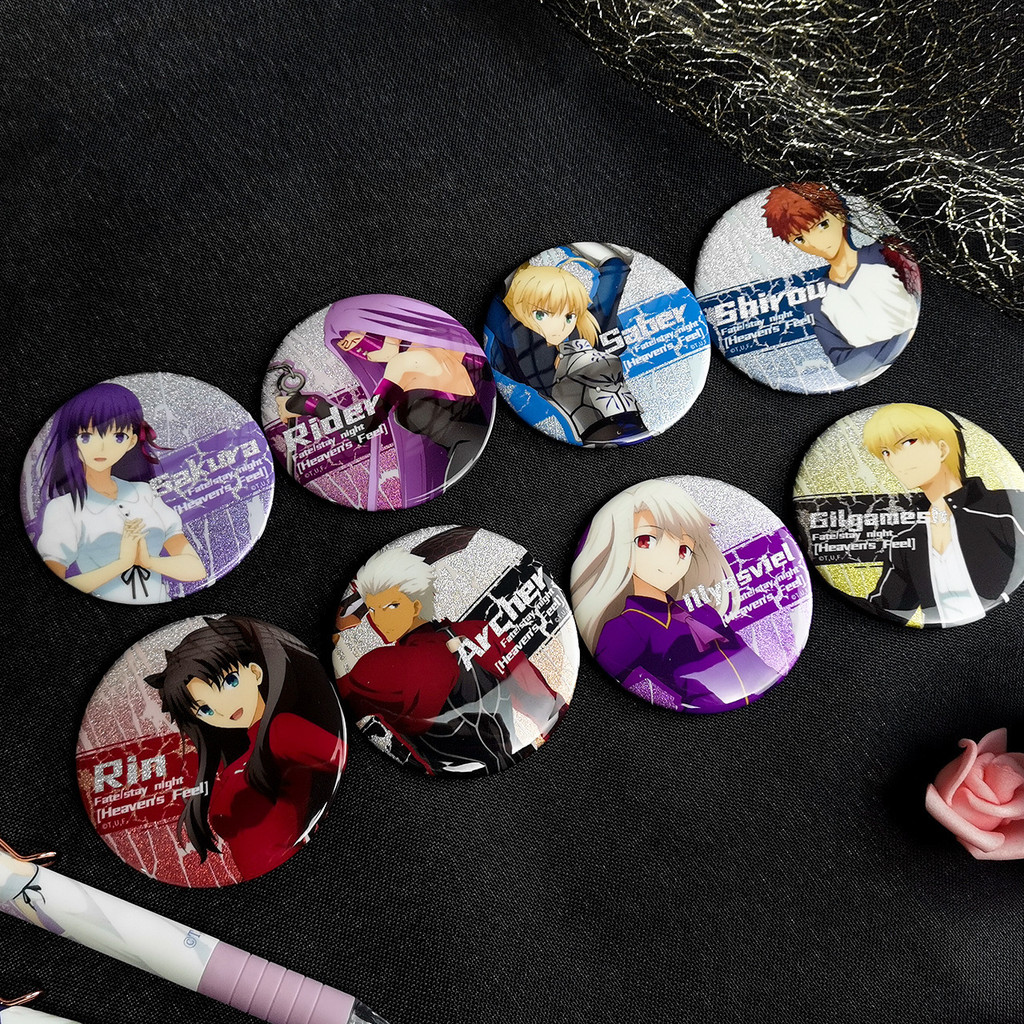 Cross-Border Guangu ของแท้ที่ได้รับอนุญาต fate stay night saber Arturia Double Flash Badge