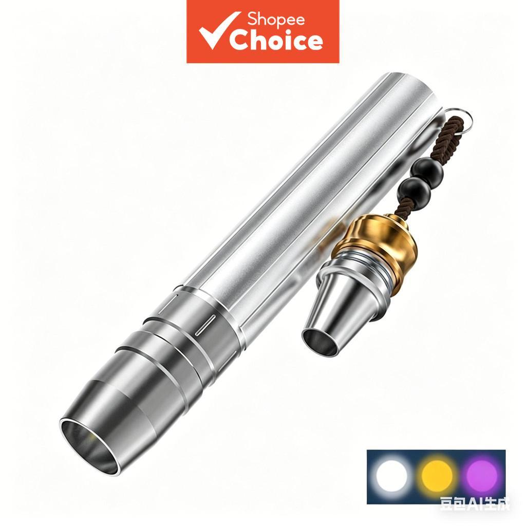 SD0512 Professional ไฟฉายสําหรับอัญมณีเครื่องประดับระบุสีเหลืองสีขาวสีม่วงประเภท C ชาร์จเหมาะสําหรับ