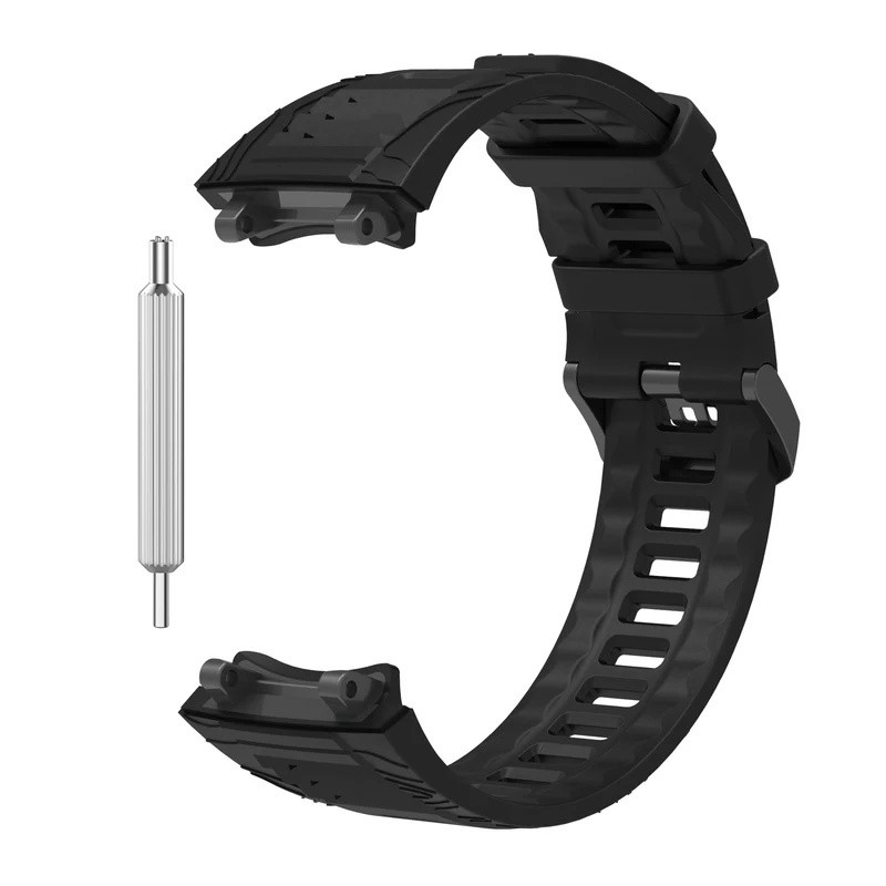 สายซิลิโคนสําหรับ Amazfit T-REX 3 สมาร์ทวอท์ชสายนาฬิกา T-Rex3 Sport Band พร้อมสายคล้องเครื่องมืออุปก
