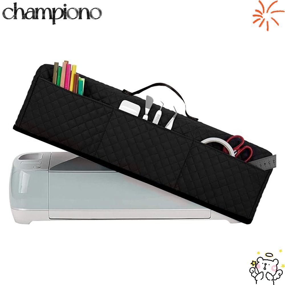 CHAMPIONO ฝาครอบพร้อมกระเป๋าน้ําหนักเบาเบาะกันฝุ่นแบบพับได้สําหรับอุปกรณ์เสริม Cricut สําหรับ Cricut