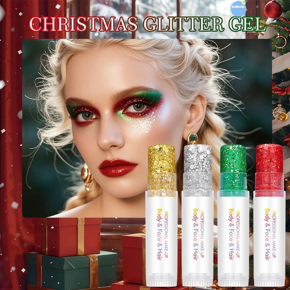 COOLSO Body Glitter Stick, Non Greasy Long Lasting Shine Facial Glitter Stick, อเนกประสงค์ Chunky Gl