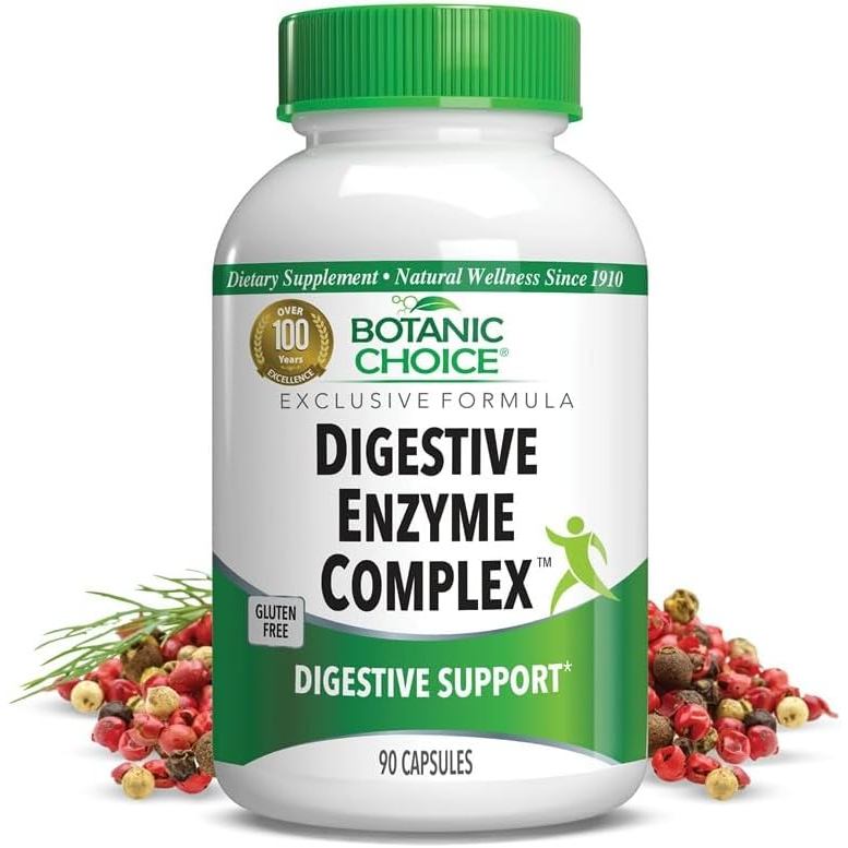 Botanic Choice Digestive Enzyme Complex Digestive Support 90 แคปซูล