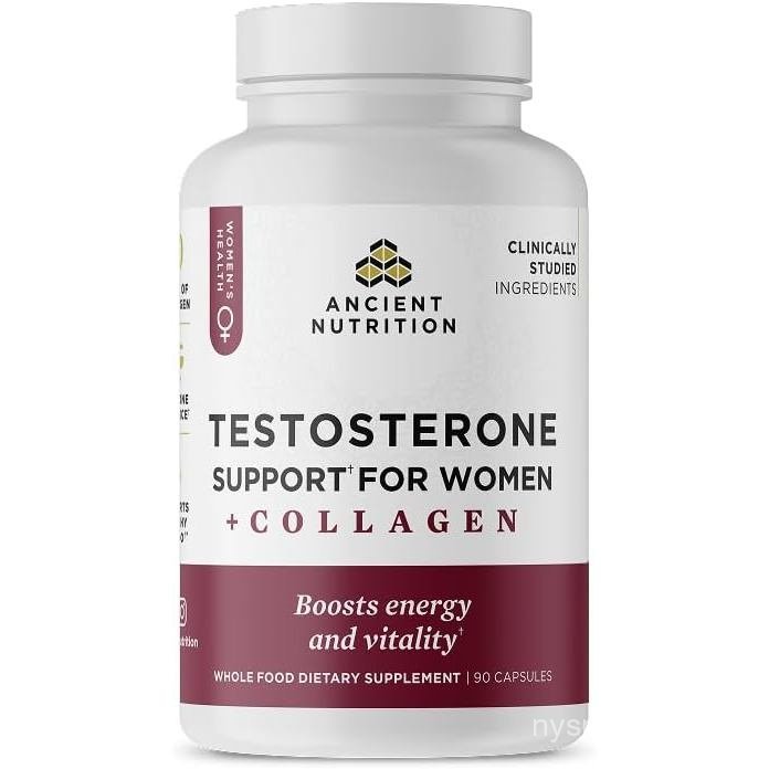 โภชนาการโบราณ Testosterone รองรับ + แคปซูลคอลลาเจนเปปไทด์ | คอลลาเจน Grass-fed Superfoods โครงสร้างท