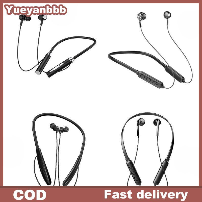 Ybth หูฟังไร้สายหูฟัง Magnetic Sport สายคล้องคอคอแขวน TWS หูฟังไร้สาย Blutooth พร้อมไมโครโฟน Jelly