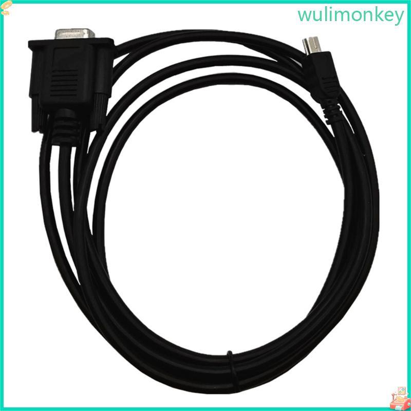 WU Mini USB Male to RS232 DB9 9Pin Female Adapter Entension Cable 9Pin to 5Pin
