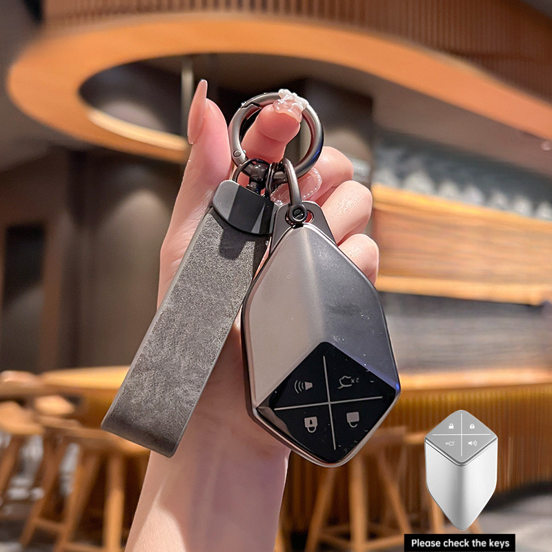 เคสกุญแจรถ Deepal S05 Deepal L07 S07 ปลอกกุญแจควบคุมแบบไม่มีกุญแจแบบลึก พวงกุญแจ