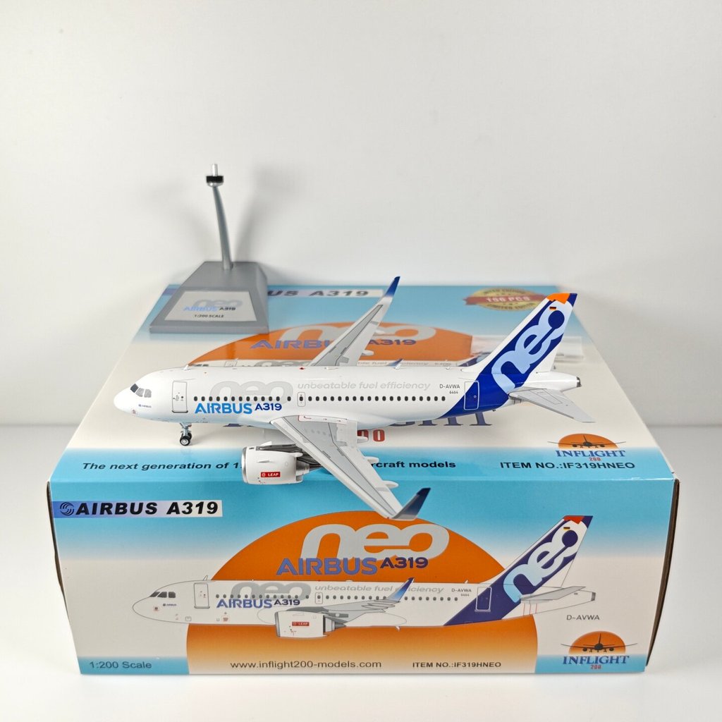 Inflight IF319HNEO 1: 200 Airbus Original Factory A319neo D-AVWA เครื่องบินรุ่น