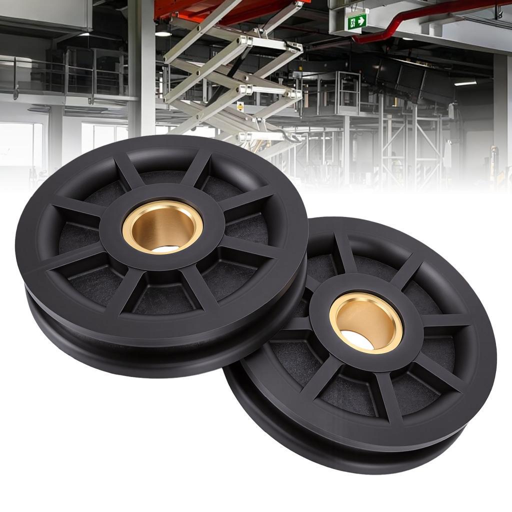 rc_dragons.th N377 2 โพสต์ Lift Lower Pulley Sheave ชุด Fit สำหรับโรตารี่ SPOA7 SPOA9 SPOA10 7000 ถึ