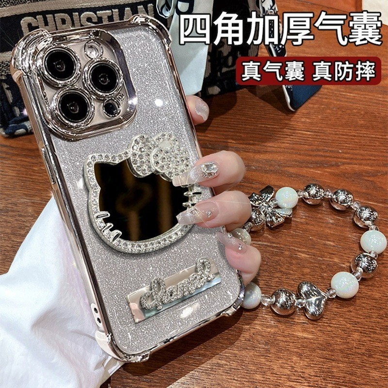 Kt kt Cat กระจกแต่งหน้าเหมาะสําหรับ Redmi note15pro เคสโทรศัพท์ K90max Bracket K100pro กันกระแทก Tur
