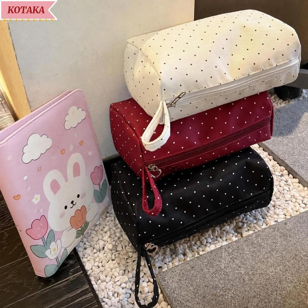 KOTAKA Toiletry Pouch กระเป๋าเครื่องสําอางลายจุด