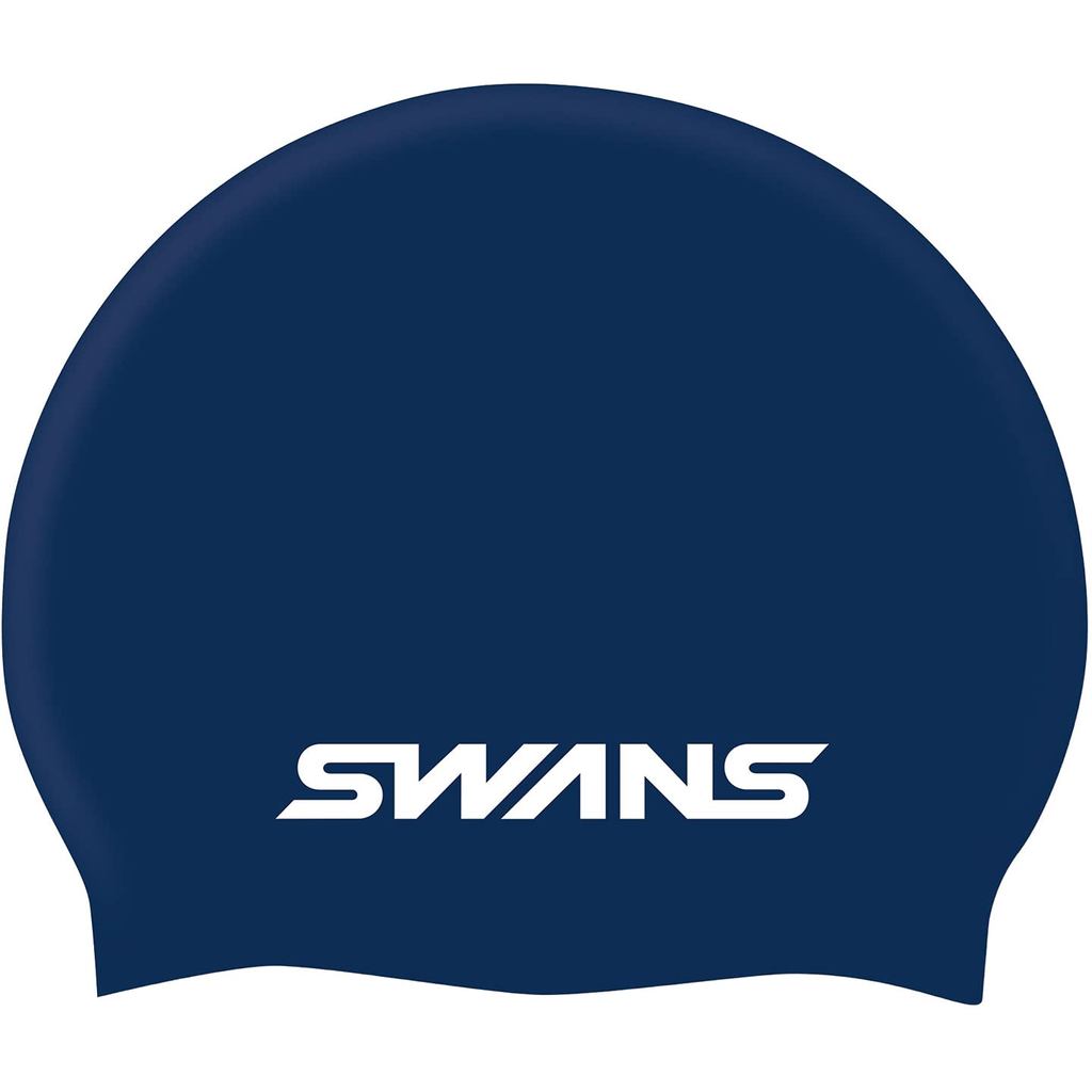 SWANS SA-7_NAV Silicone Swim Cap - NAV:Navy blue - Size One size