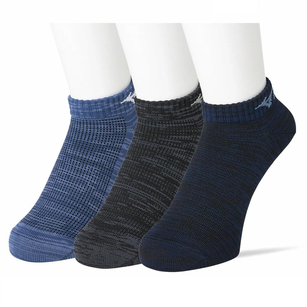 Mizuno A81-251 Men's Sports Socks Assortment A 26.0-28.0 cm 3 Pairs