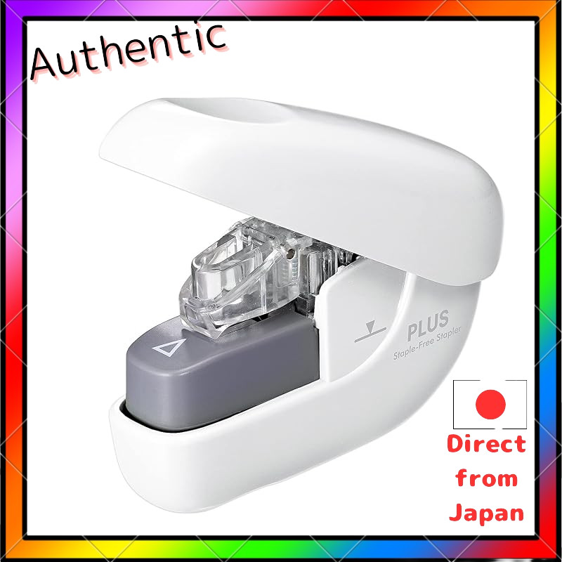 Plus Needleless Stapler Paper Clinch White SL-106NB 31-122