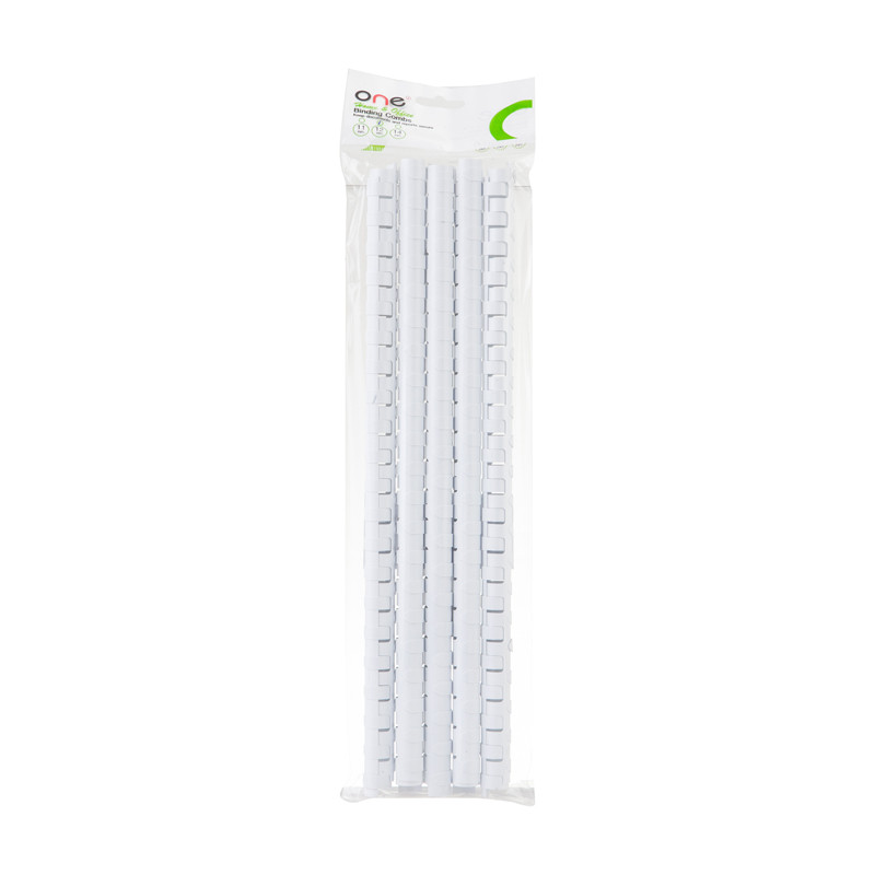 ONE สันห่วง 12 มม. รุ่น Home&Office สีขาว (แพ็ค 10 อัน)