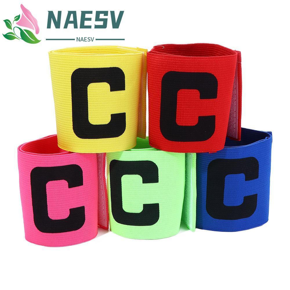 NAESV Captain Armband 6 สีของขวัญฟุตบอลรักบี้ Player Bands Football Training Soccer Player Basketbal