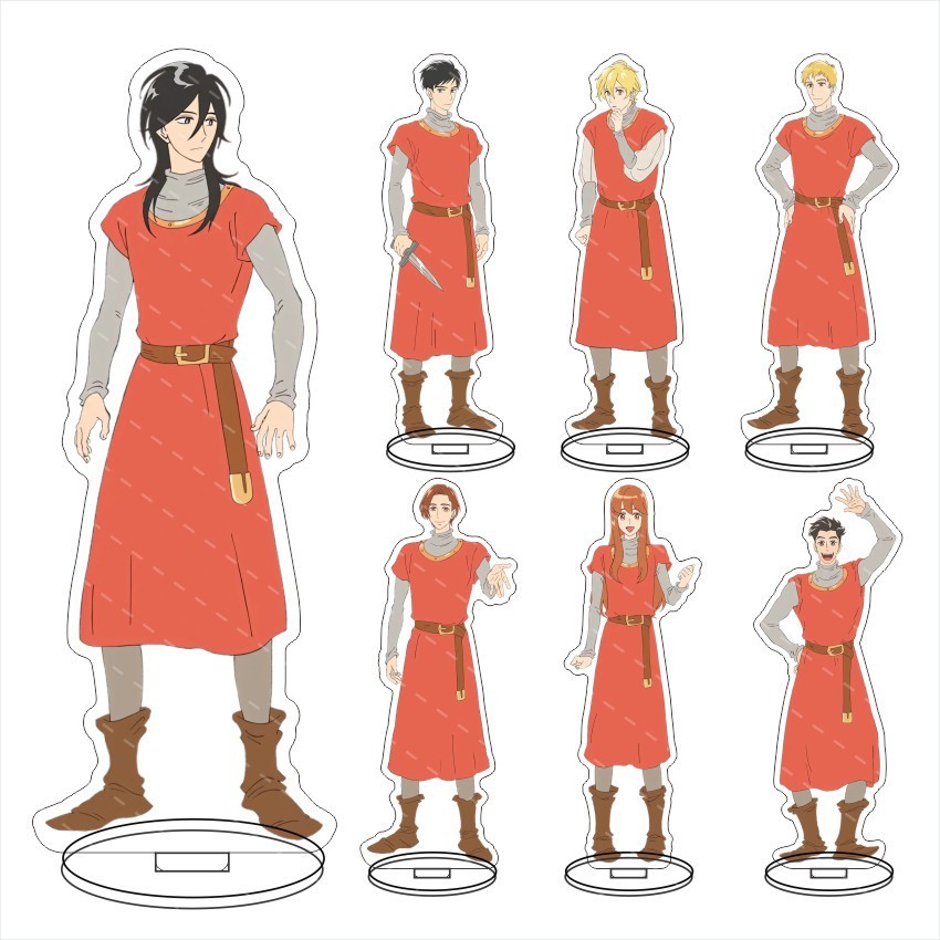 Horse Chestnut Kingdoms Seven Knights อะคริลิคยืนการ์ด Ballie Barla Ellie เดสก์ท็อปเครื่องประดับ