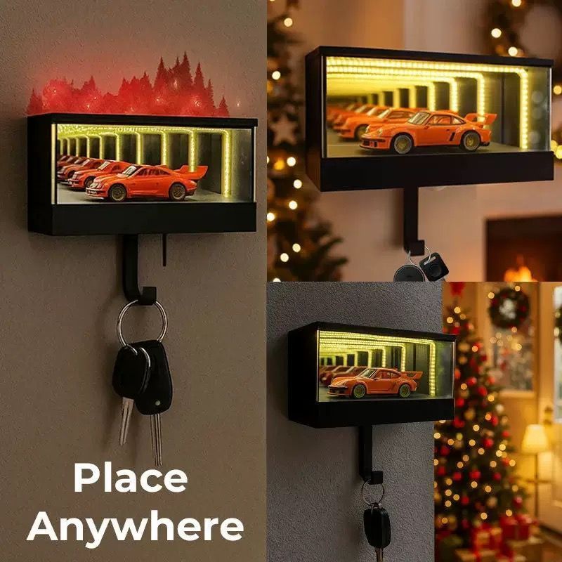 ผู้ถือกุญแจโรงรถ LED ที่มีความรุนแรงในการติดตั้งด่วนผู้ถือกุญแจ Lixit Key Rack