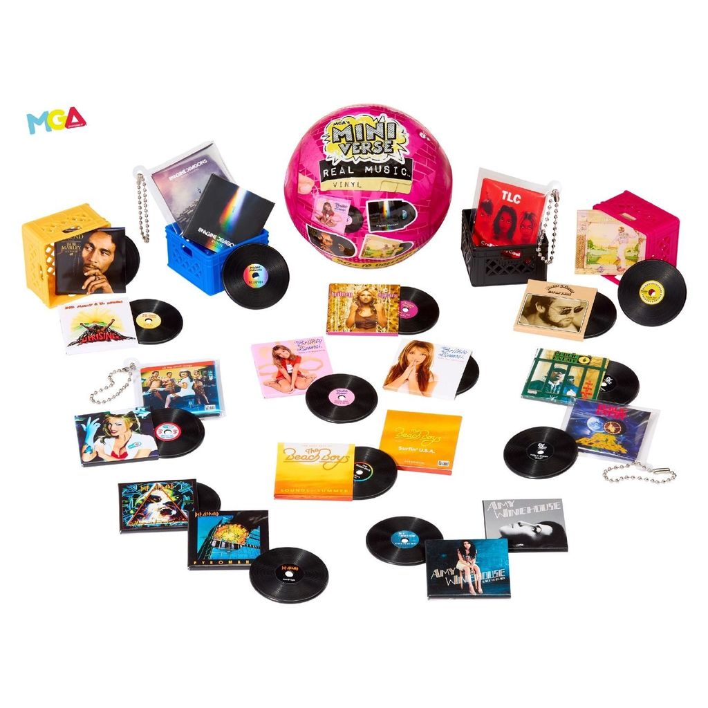 Mini miniverse Mini Record Record Record Record Player Record Ball MGA Music Main Body Miniature Toy