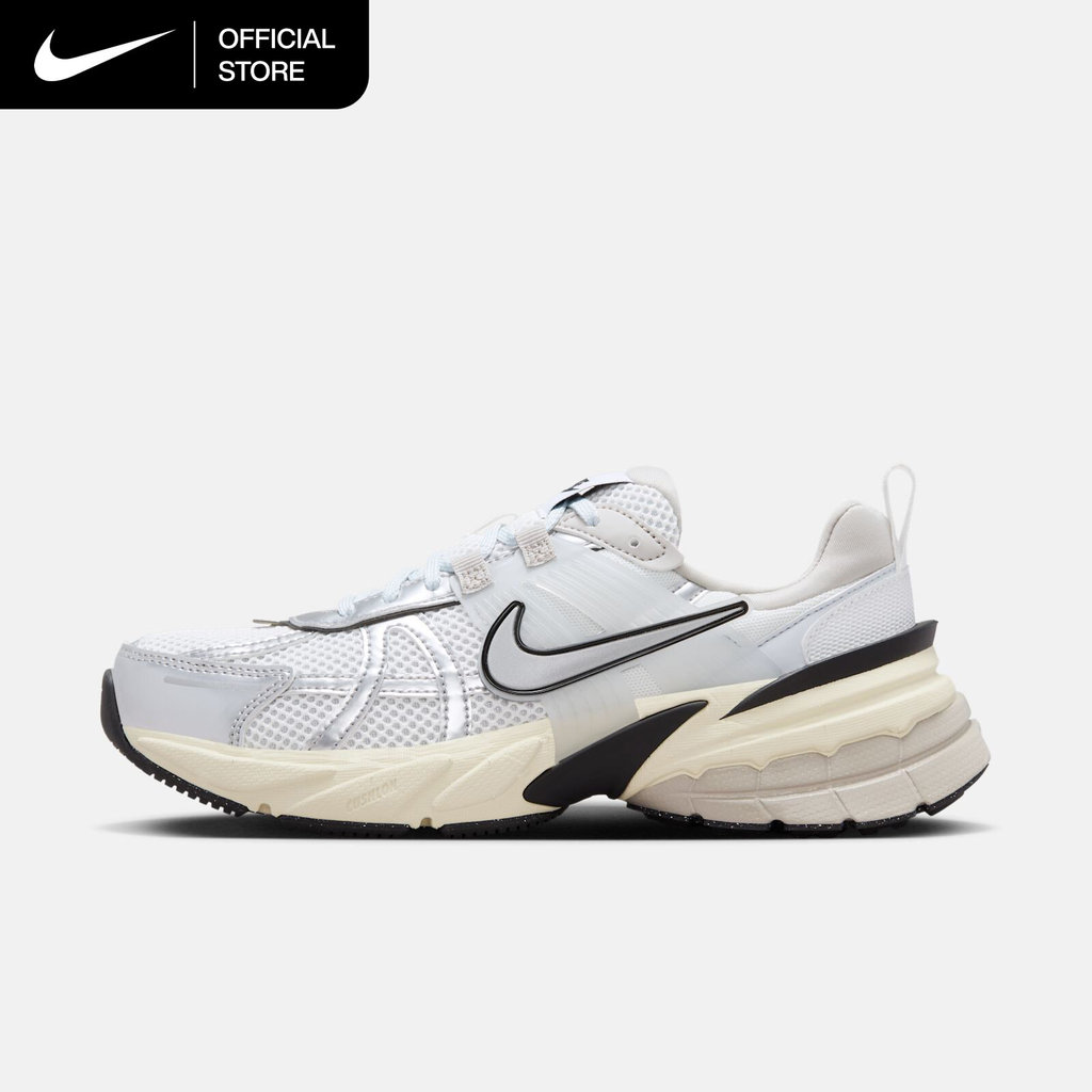 Nike V2K Run Women's Shoes with Reflective Accents - Summit White [FD0736-100]