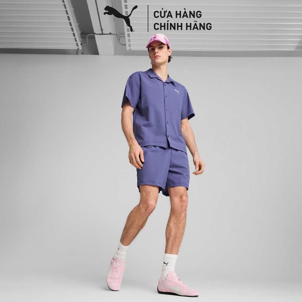 PUMA กางเกงขาสั้นแฟชั่นบุรุษ WARDRBE ESS SS กางเกงขาสั้น Blue Crystal Blue