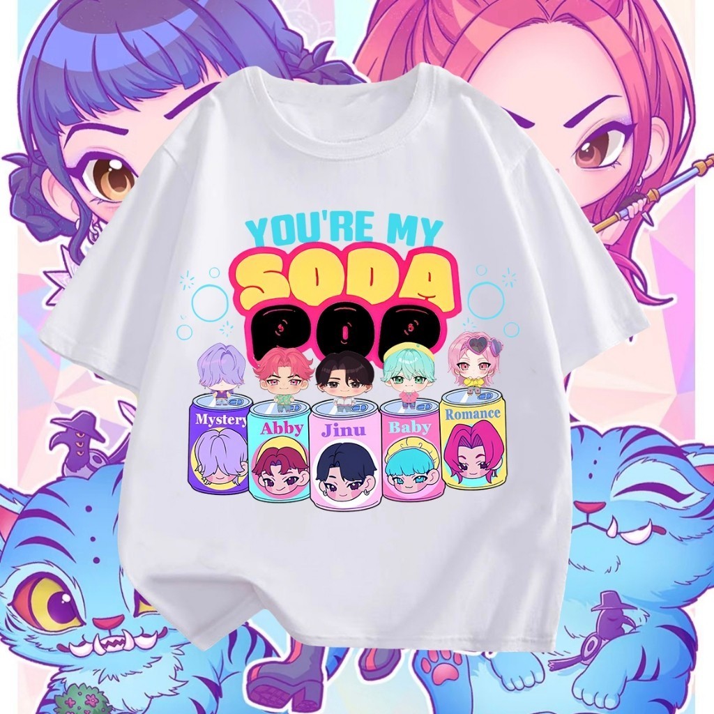 Youre My Soda Pop Saja Boys Kpop Demon Hunters เสื้อยืดเด็กผู้ใหญ่ Saja Boys ผ้าฝ้ายแขนสั้น Tee Tops สําหรับชายหญิง