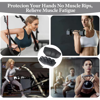 SunnyFit ถุงมือยกน้ำหนักซิลิกอน ขนาด 4 นิ้ว ทำจากซิลิโคนและยาง ป้องกันการลื่น เหมาะสำหรับการฝึกฝนทั่วไปในห้องฟิตเนส เช่น deadlifts