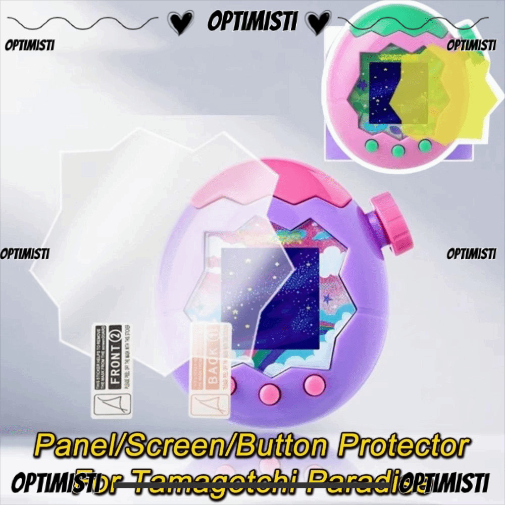 OPTIMISTI 1/3 ชิ้นแผงฝาครอบป้องกัน,TPU Yellow HD ฟิล์มกันรอยหน้าจอป้องกันรอยขีดข่วน,ตัวป้องกันหน้าจอ