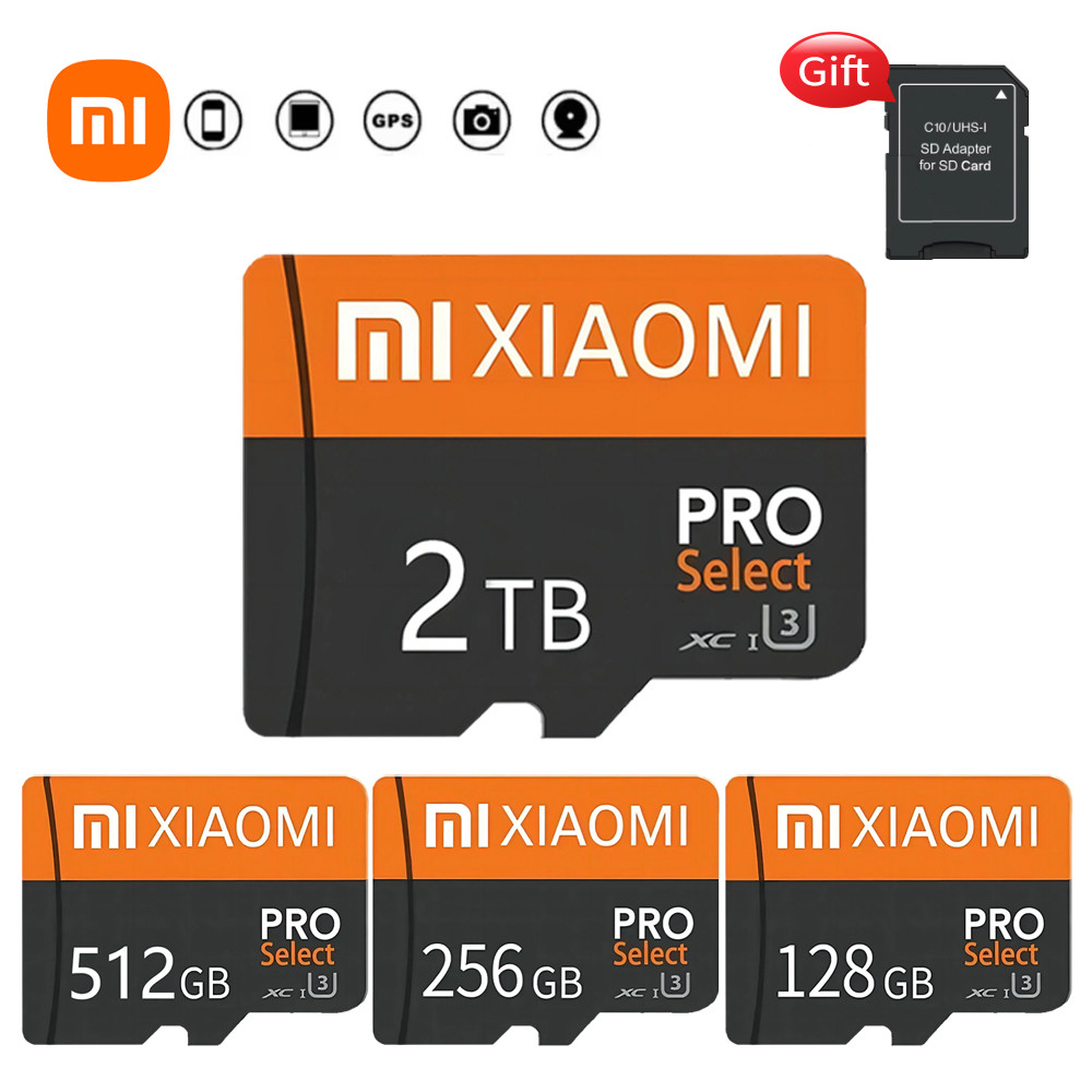 Xiaomi ความเร็วสูง SD การ์ดหน่วยความจํา 1TB 2TB การ์ดเกม Micro TF Card 128GB 256GB 512GB SD Card สํา