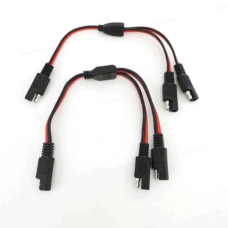 1 SAE ถึง 2 SAE Power Extension Connector ปลั๊กสายแผงพลังงานแสงอาทิตย์แบตเตอรี่อะแดปเตอร์ Quick Connect Disconnect 14AWG 18AWG 10A 20A TH4B