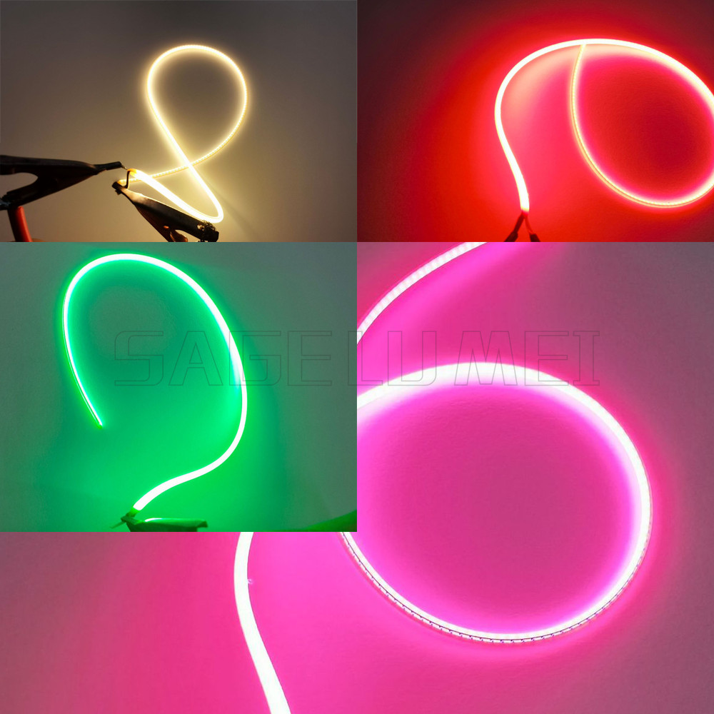 1pcs LED Filament ยืดหยุ่น DC3V 110 128 190 300 มม. บวกลบเดียวกัน End DIY Edison หลอดไฟโคมไฟ Part โคมไฟตกแต่ง