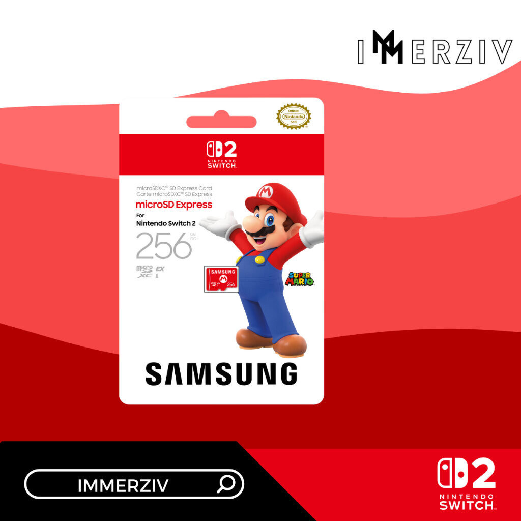 SAMSUNG MICRO SD EXPRESS CARD - 256GB FOR NINTENDO SWITCH 2