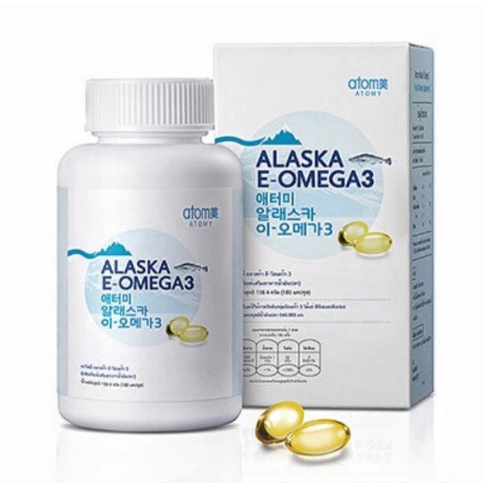 Atomy Alaska E-Omega 3(Fish Oil Dietary Supplement Product)อะโทมี่ อลาสก้า อี-โอเมก้า 3(ผลิตภัณฑ์เสริมอาหารน้ำมันปลา)