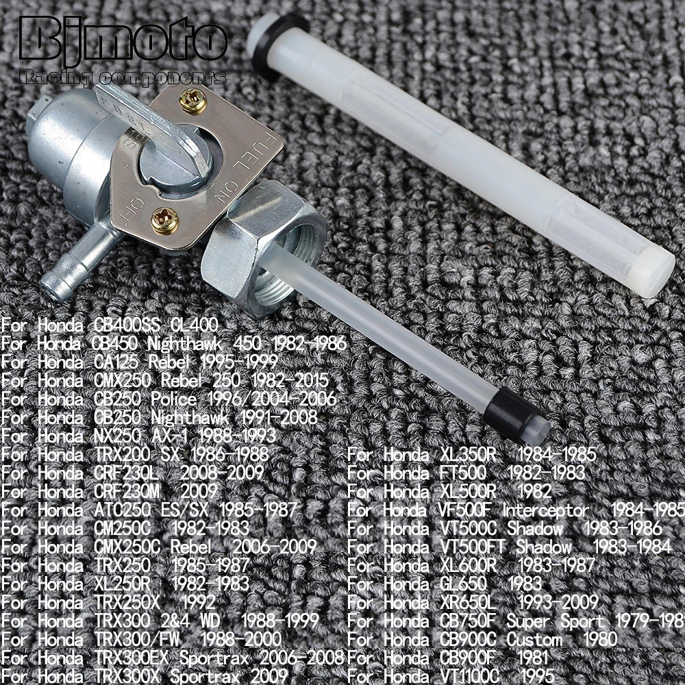 การใช้ Petcock Tap วาล์วสวิทช์ปั๊มสําหรับ Honda GL 650 XR 650L CB 750F Super Sport CB 900C Custom CB