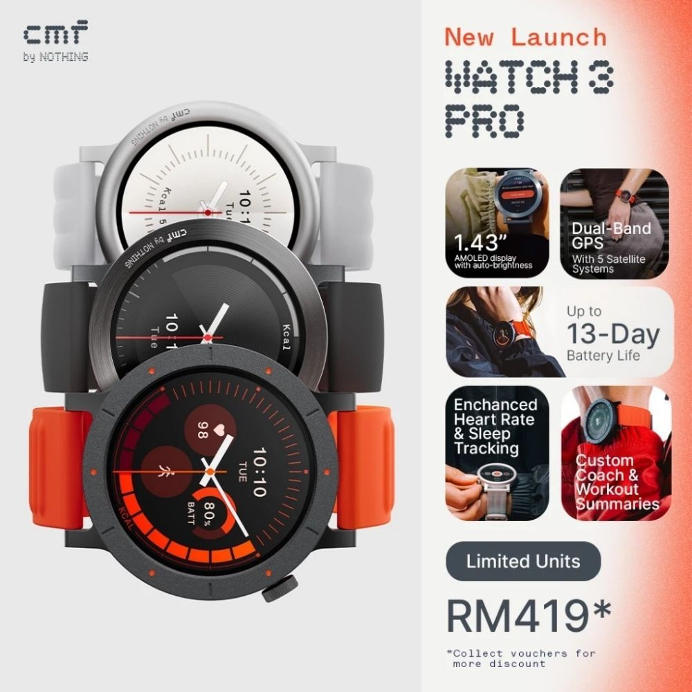 CMF Watch 3 Pro สมาร์ทวอทช์ | CMF โดย NOTHING