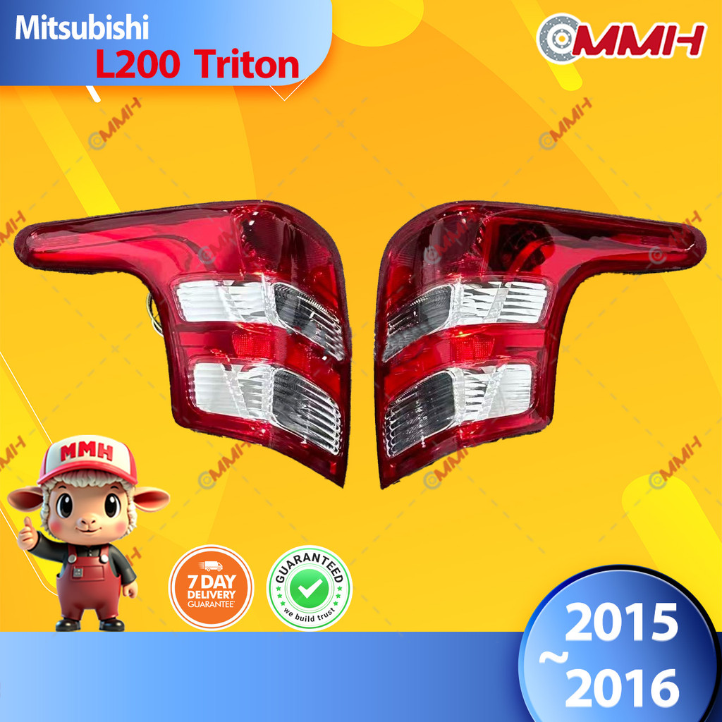 Mitsubishi L200 Triton 15-16 Taillamp ด้านหลังไฟท้ายไฟท้ายไฟท้ายเบรคไฟท้ายไฟท้ายด้านหลัง