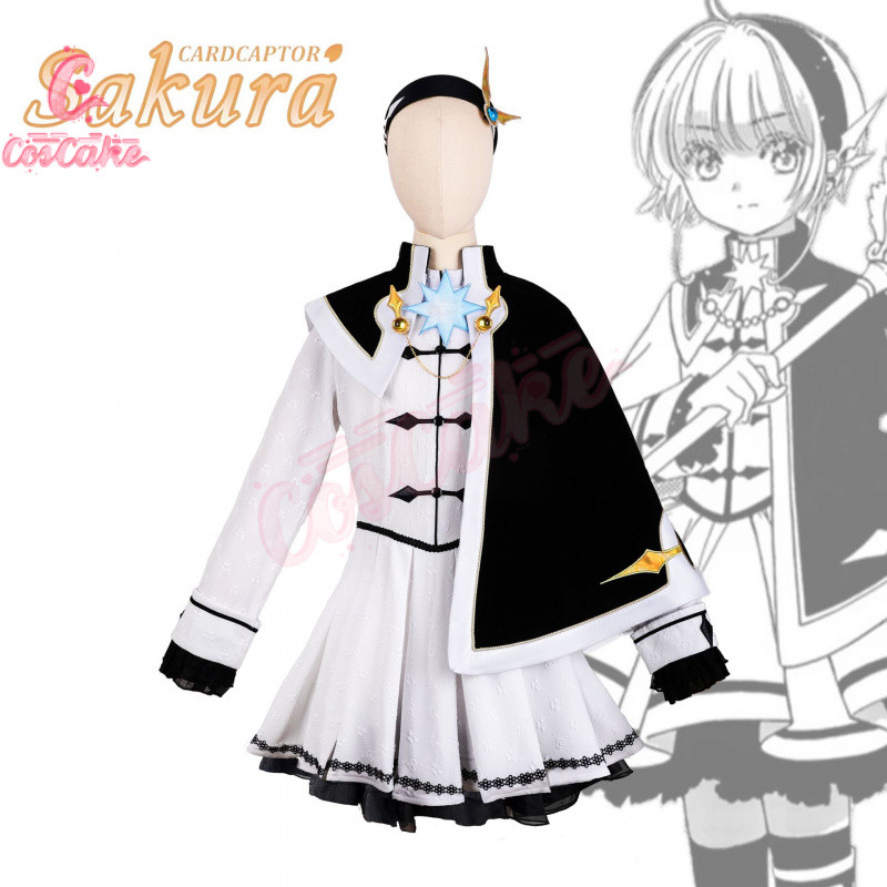 คอสเพลย์เครื่องแต่งกาย Cardcaptor Sakura Kinomoto Sakura และ Syaoran